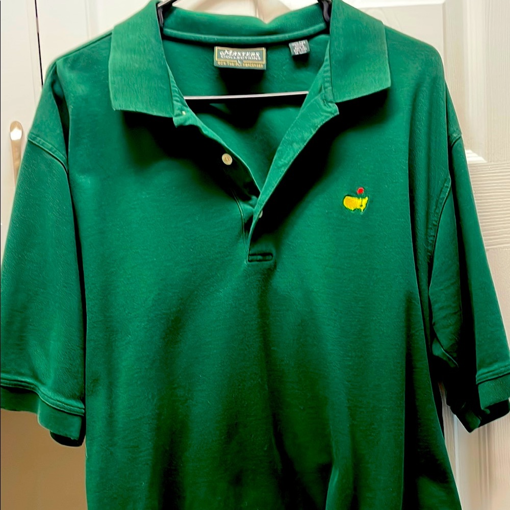 Masters Green Polo with Iconic Logo